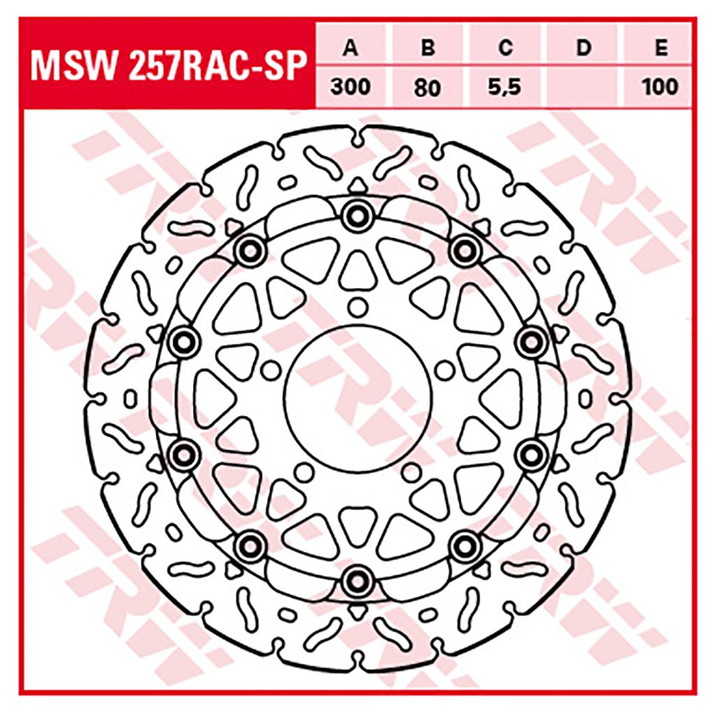 TRW Bremsscheibe 5,5 mm ohne ABE