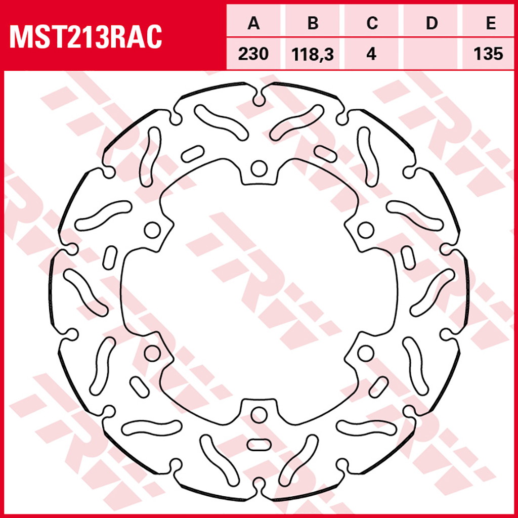 TRW Bremsscheibe MST213RAC