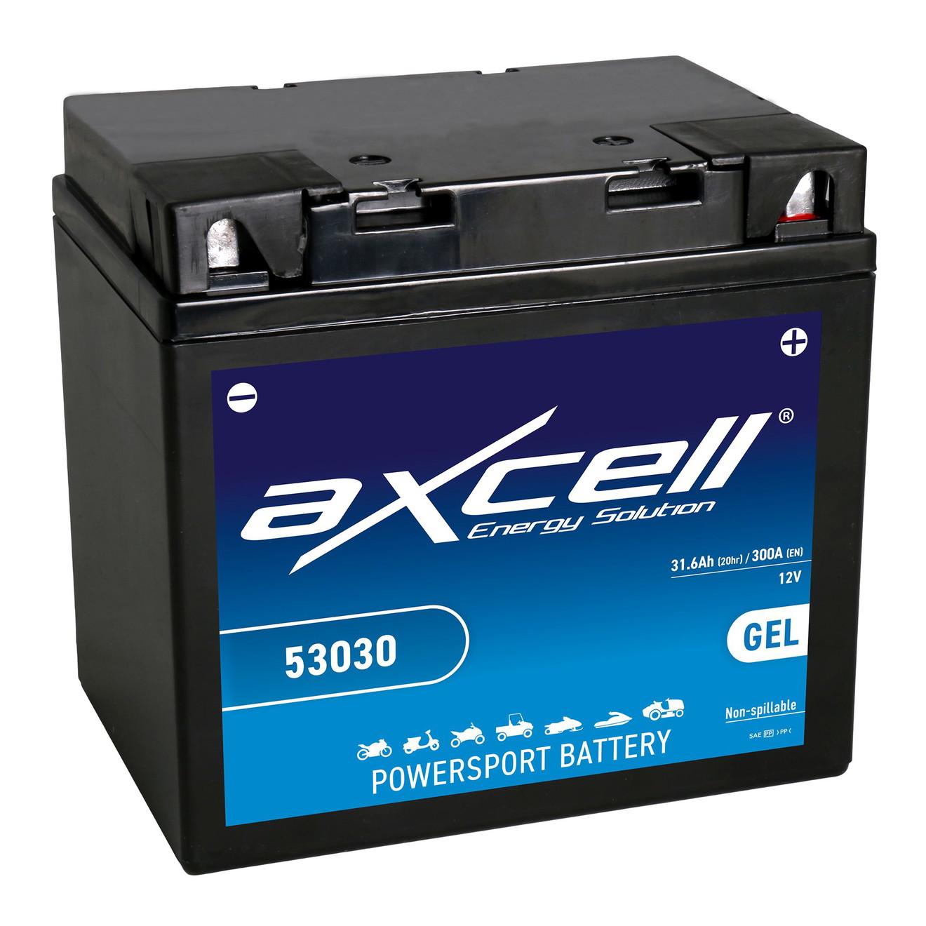 AXCELL Batterie 12V Y60-N30L-A GEL