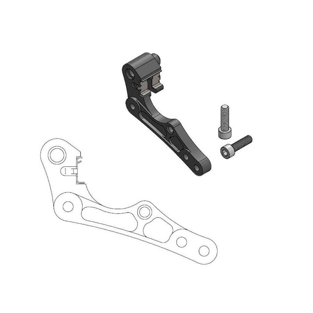 Moto-Master Bremssattel-Adapter Oversize 270 mm Ø passt an Magura Bremssattel