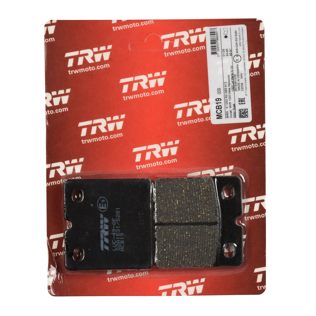 TRW Bremsbelag organisch
