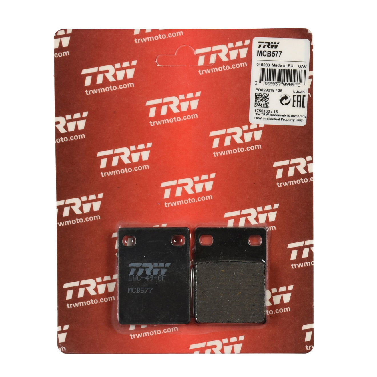 TRW Bremsbelag organisch MCB577