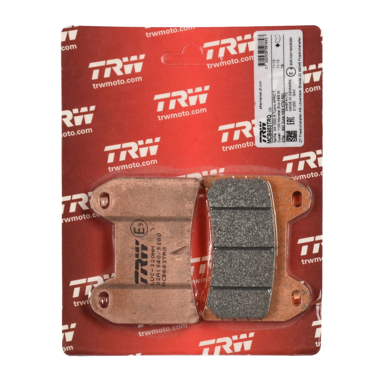 TRW Bremsbelag Sinter Racing ABE