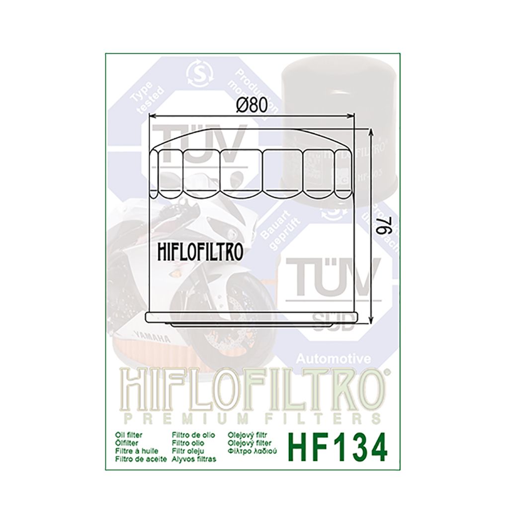 Hiflo Ölfilter Schwarz
