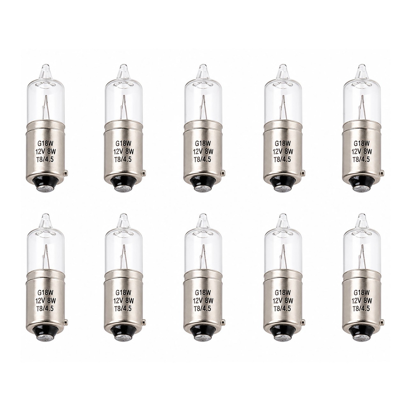 MotoLibre Lampen 12V 6W BAX9s VPE10