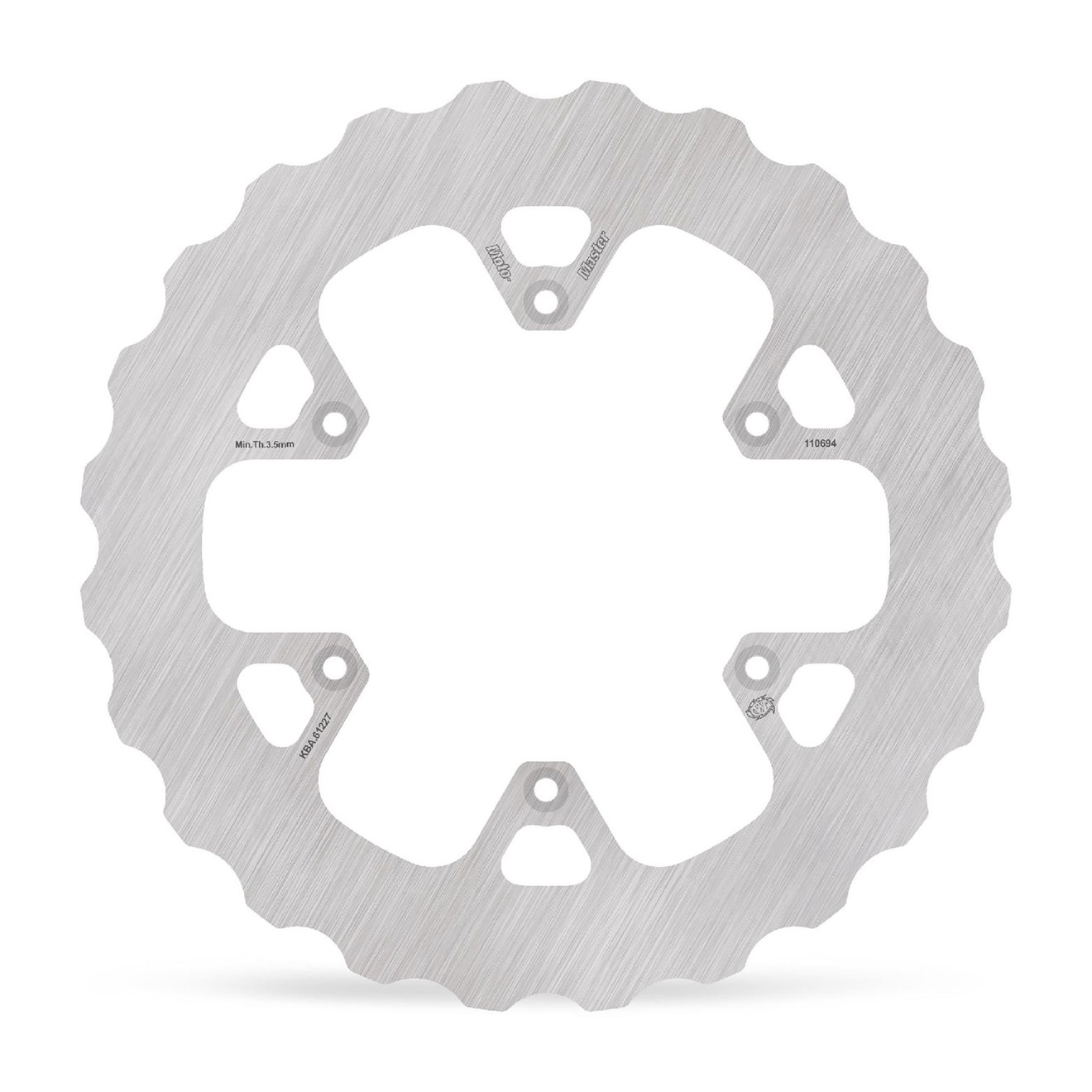 Moto-Master Bremsscheibe Nitro hinten starr Mud/Schlamm mit ABE