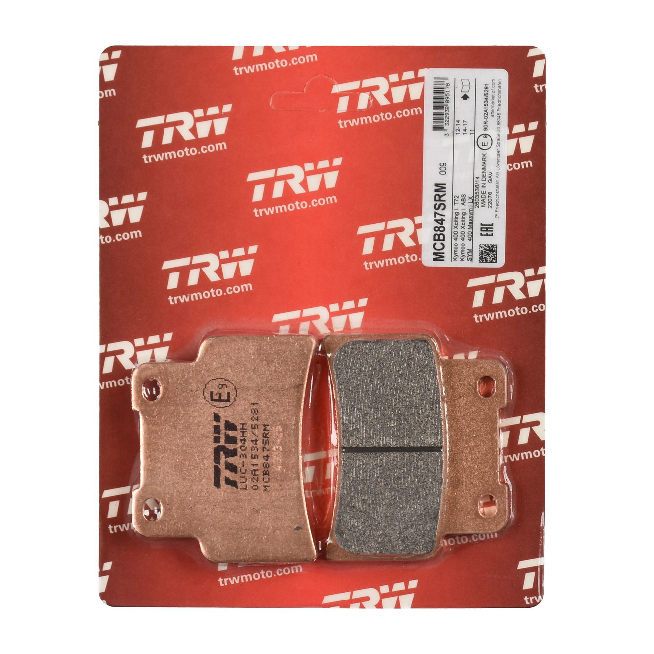 TRW Bremsbelag Sinter MCB847SRM