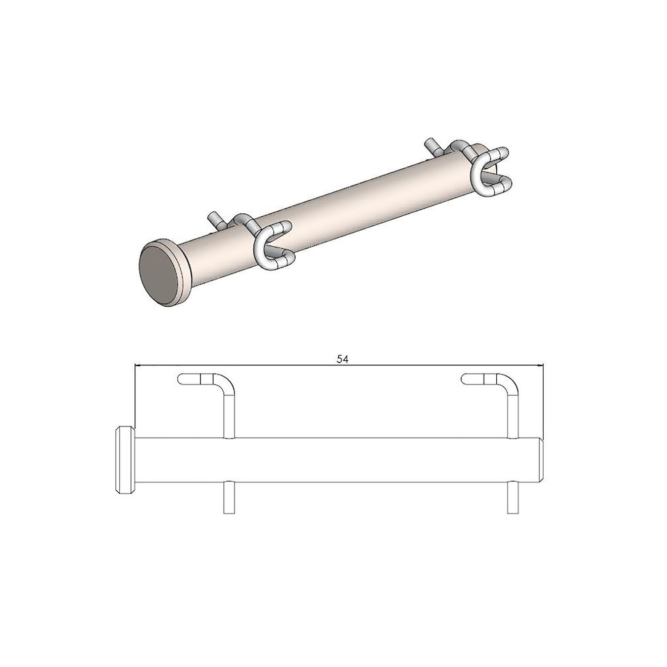 Moto-Master Bremsbelag Gleitstift