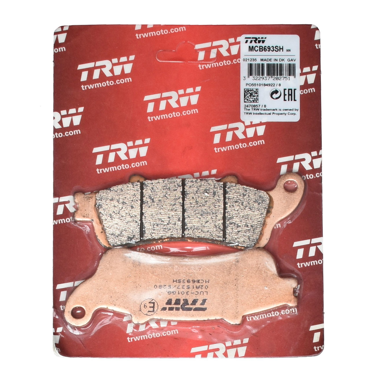 TRW Bremsbelag Sinter Street MCB693SH