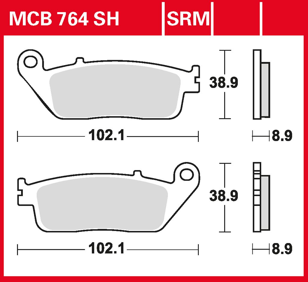 TRW Bremsbelag Sinter Street
