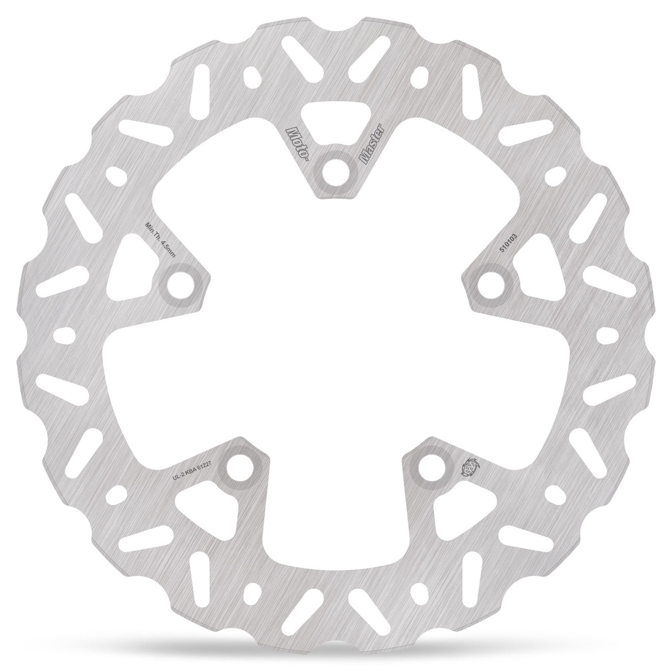 Moto-Master Bremsscheibe Nitro Road hinten starr mit ABE