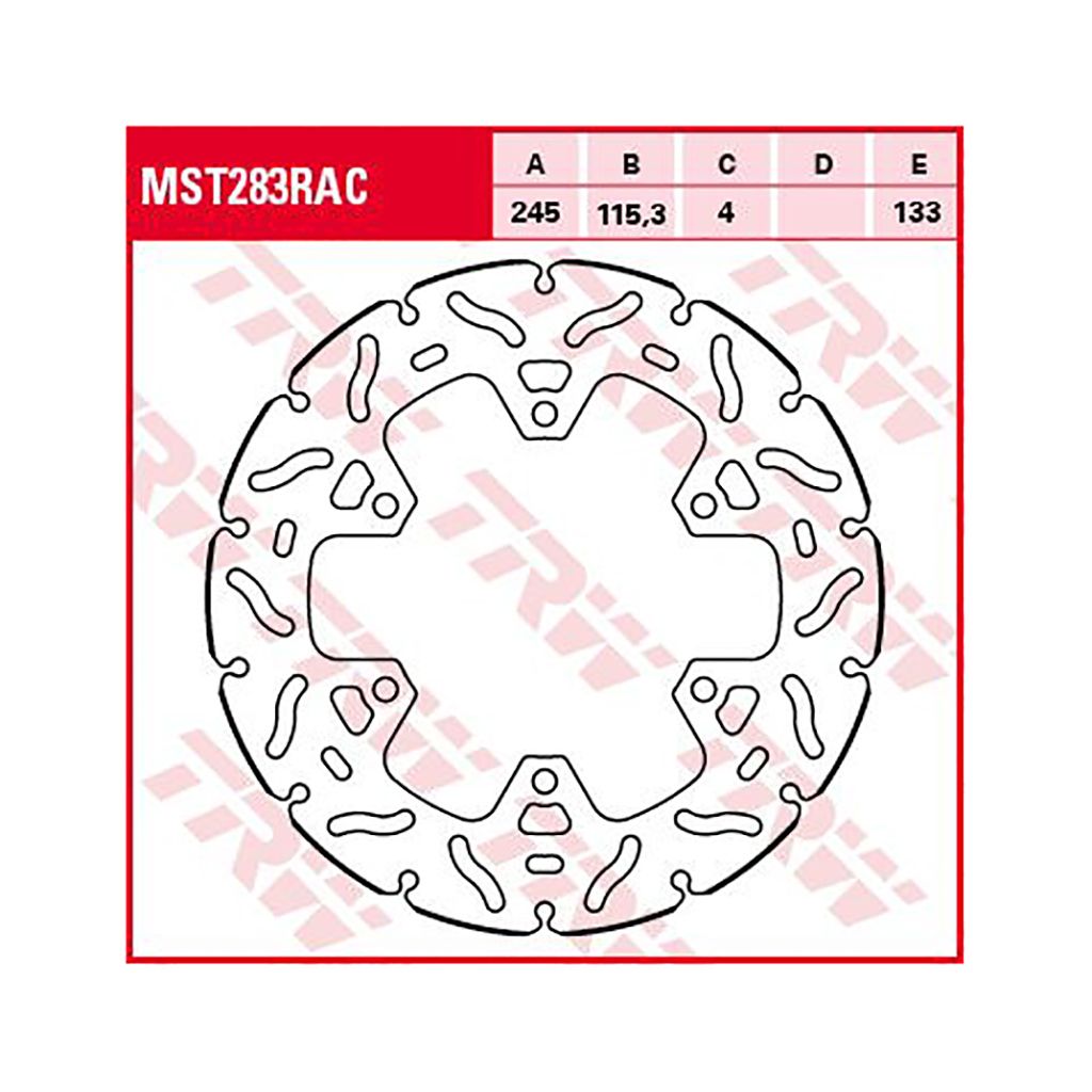 TRW Bremsscheibe MST283RAC