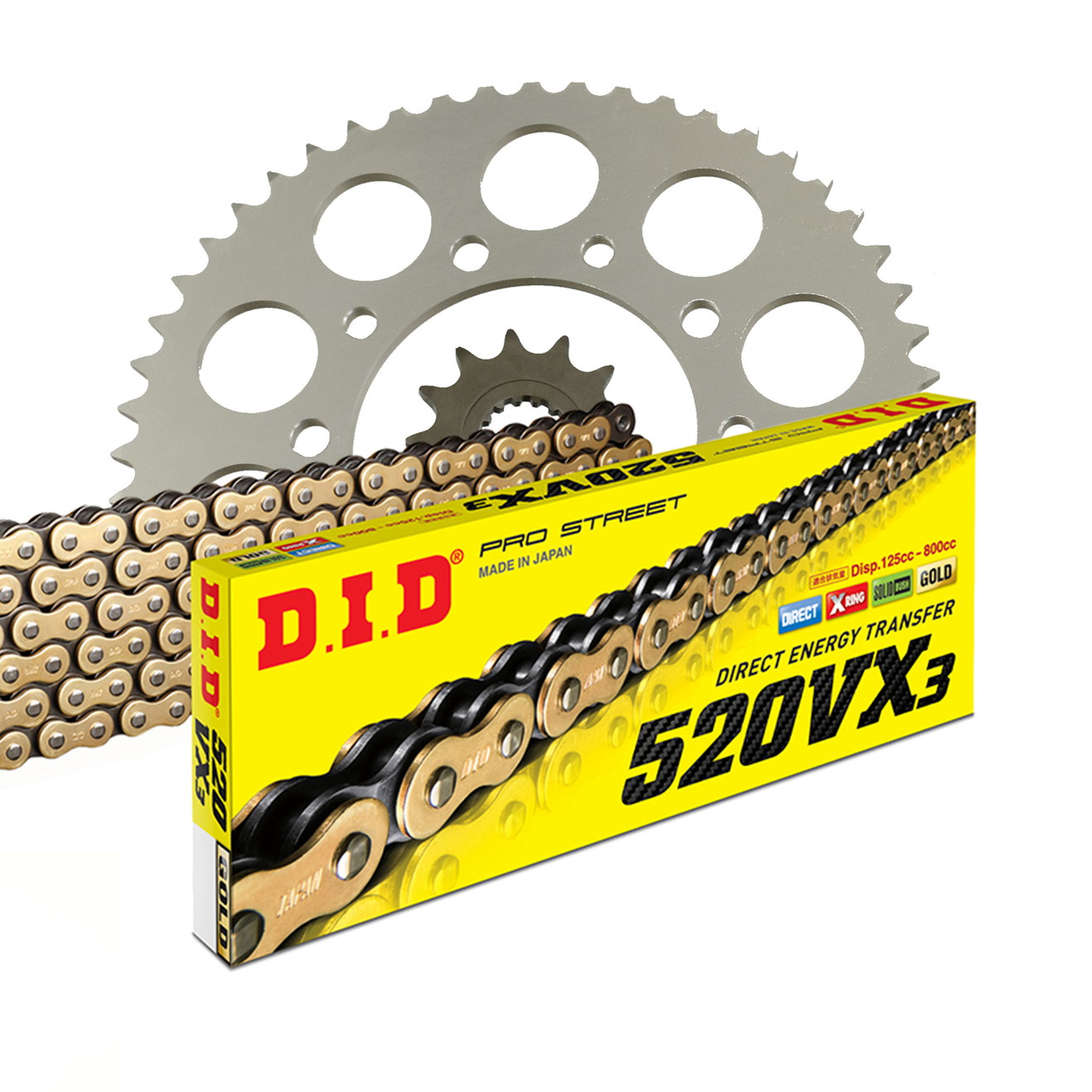 DID Kettensatz für Beta RR 520 Enduro 10-11 520 VX3