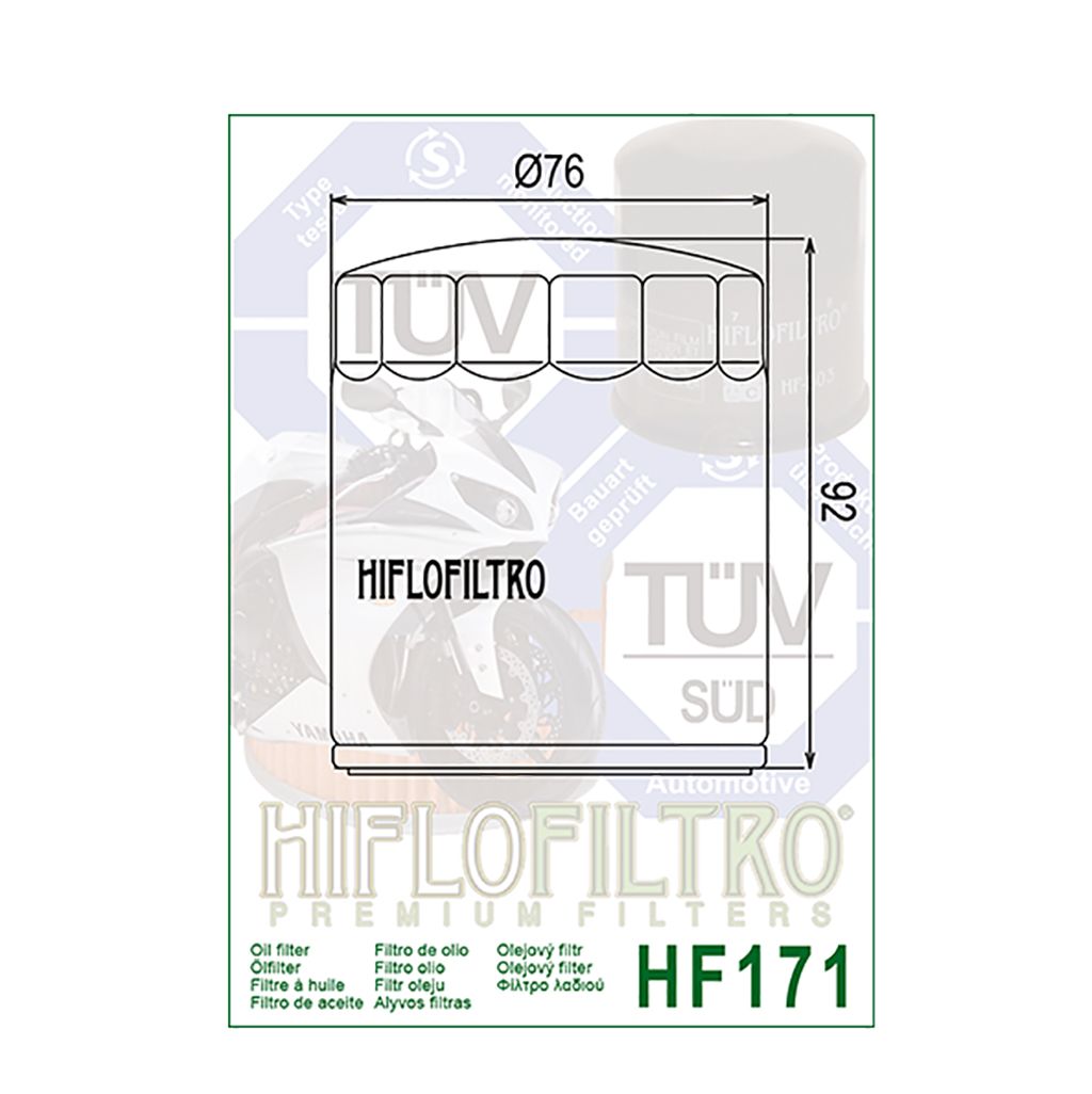 Hiflo Ölfilter Schwarz