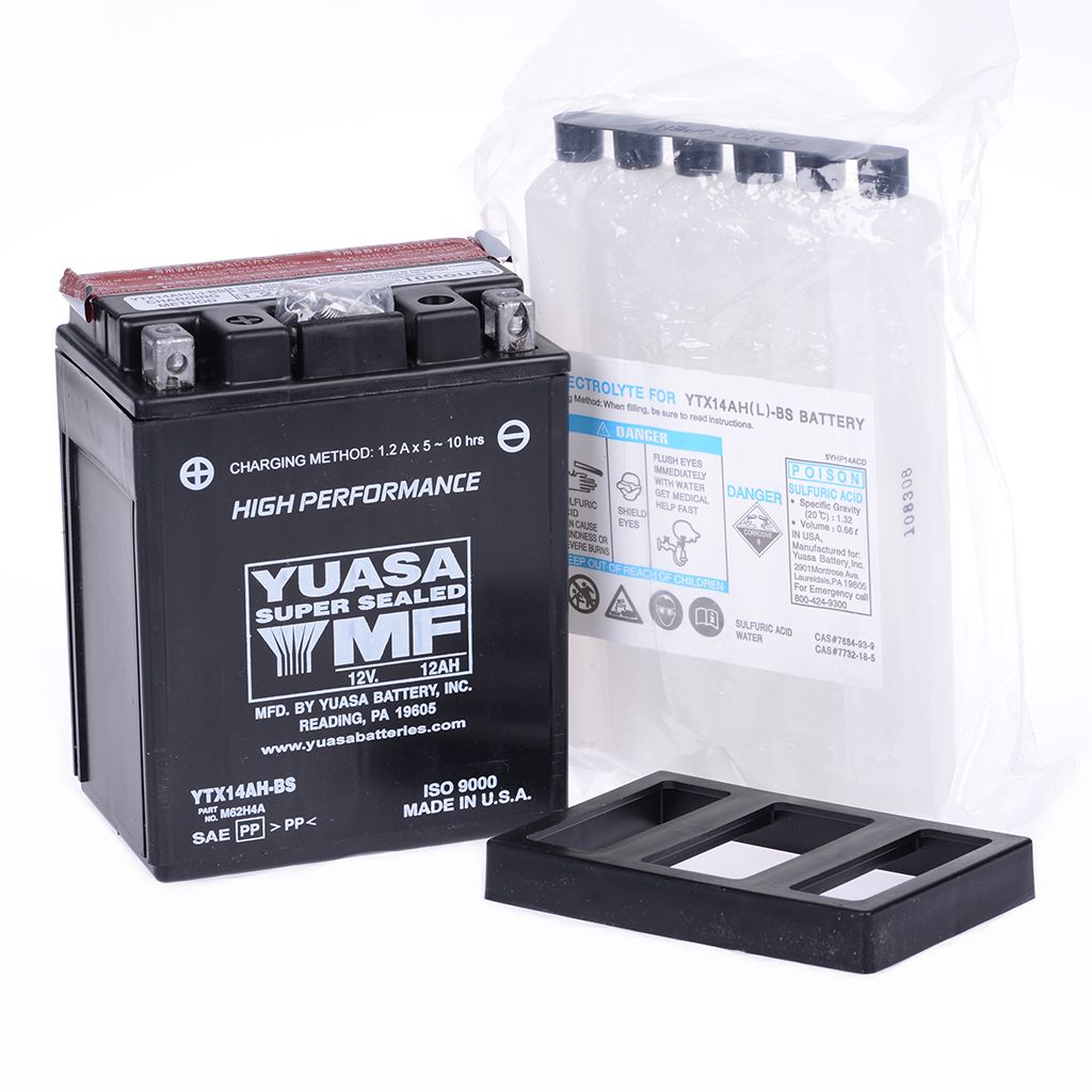 Yuasa Batterie 12V 12AH YTX14AH-BS Wartungsfrei