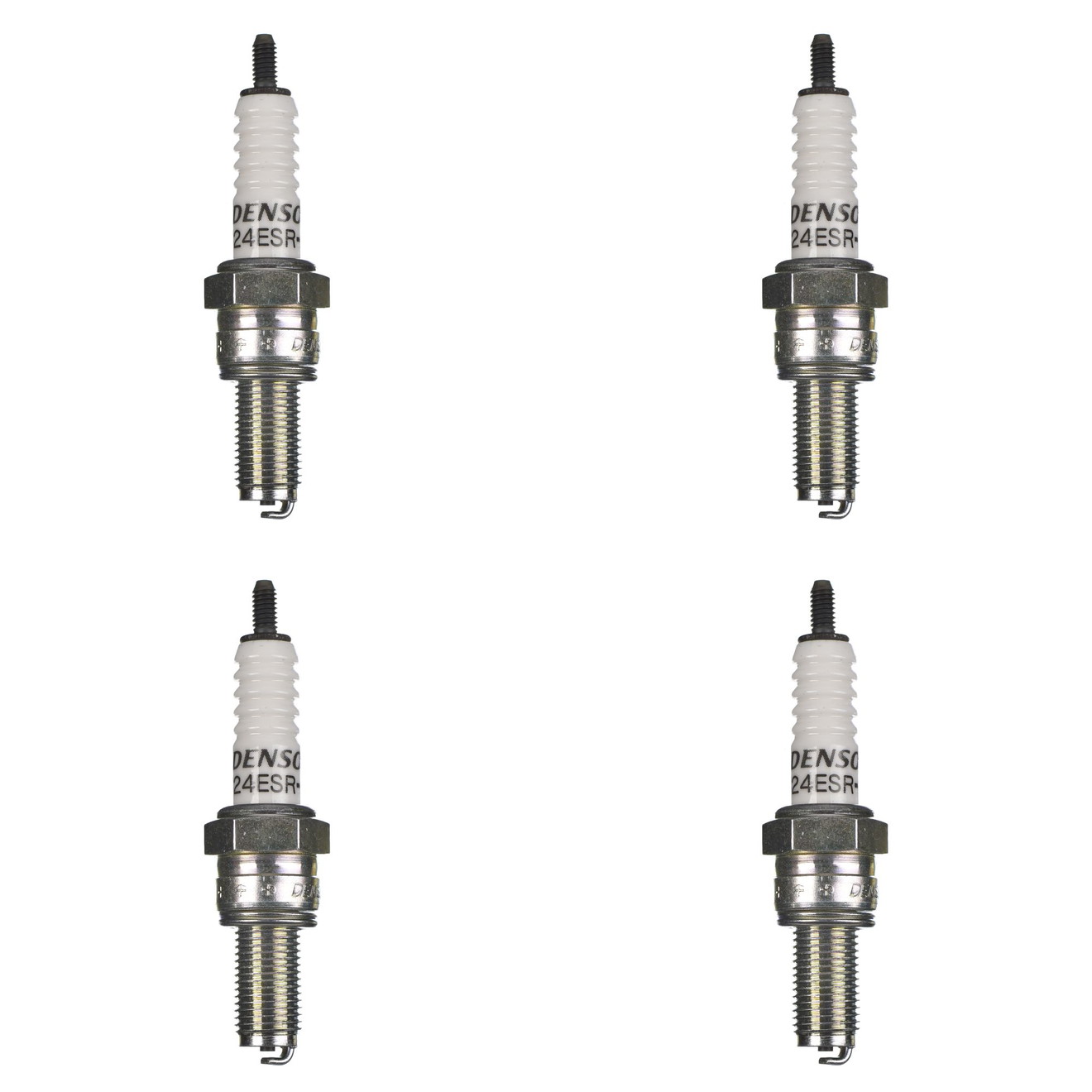 DENSO Zündkerze U24ESR-N m. Schraub-Nippel 4er Set