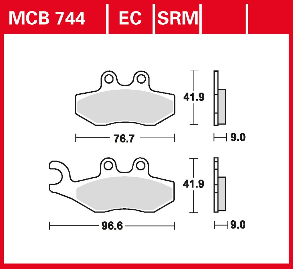 TRW Bremsbelag Sinter