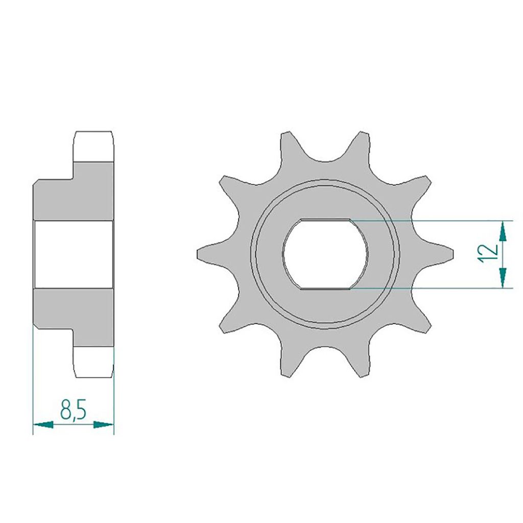 AFAM Ritzel #415 09- 11 Zähne