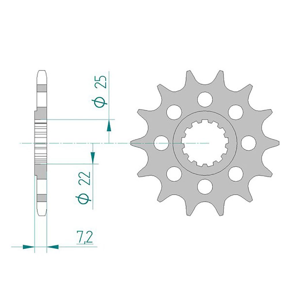 AFAM Kettensatz für Kawasaki ZX-10RR Ninja ABS 2021 520 XHR2G