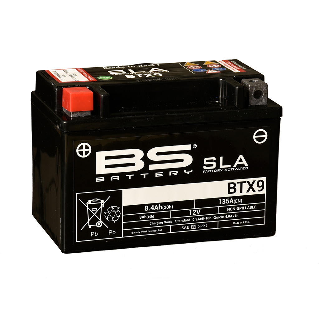 BS Batterie 12V 8AH YTX9 GEL 50812