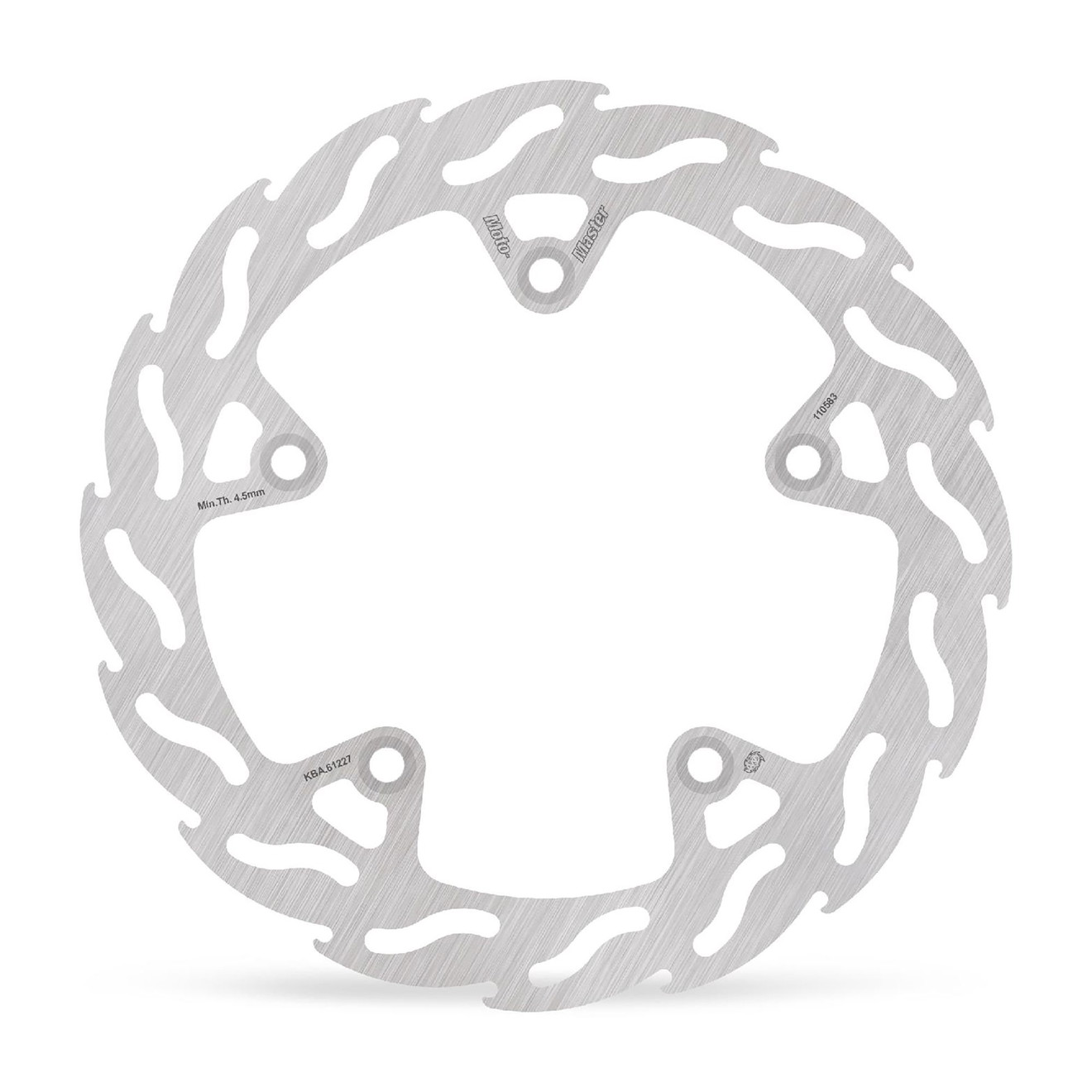 Moto-Master Bremsscheibe Flame hinten starr mit ABE