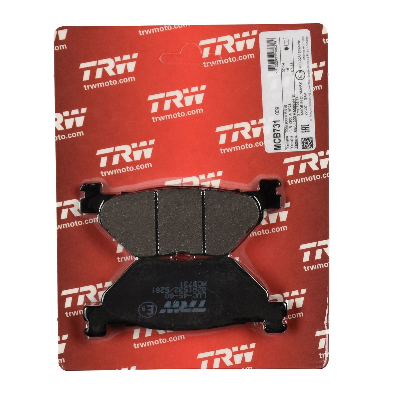 TRW Bremsbelag organisch MCB731
