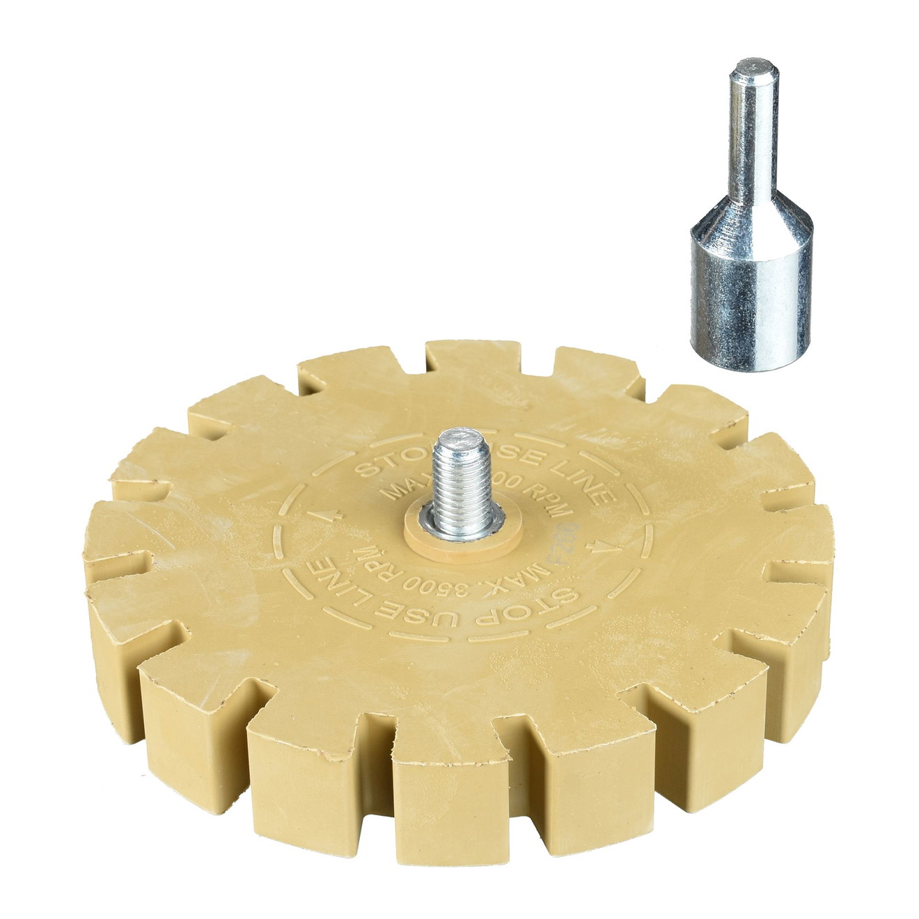 ShineMate 100 mm Gezaagde Kleefbandverwijderaar Eraser Pad voor Spannfutter M8