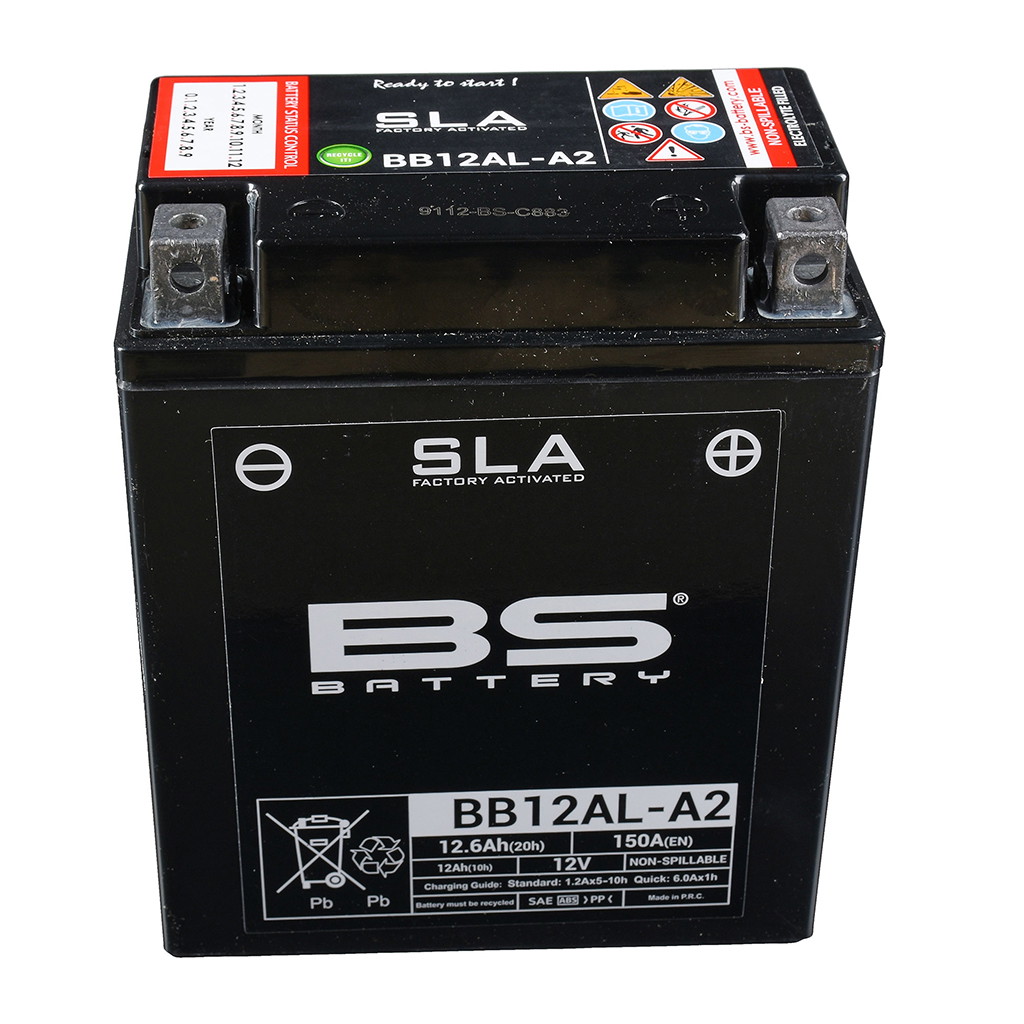 BS Batterie 12V 12AH YB12AL-A2 GEL 51213