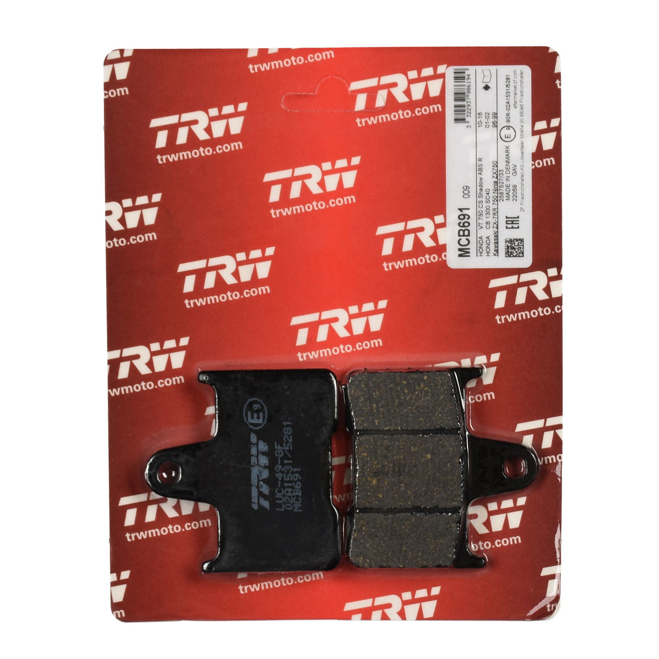 TRW Bremsbelag organisch MCB691