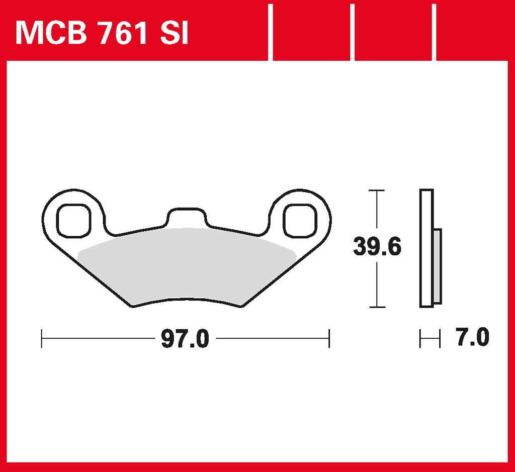 TRW Bremsbelag Sinter Offroad