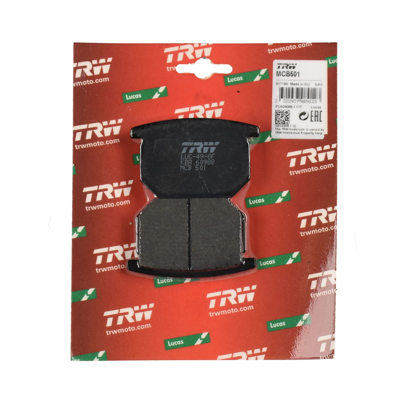 TRW Bremsbelag organisch