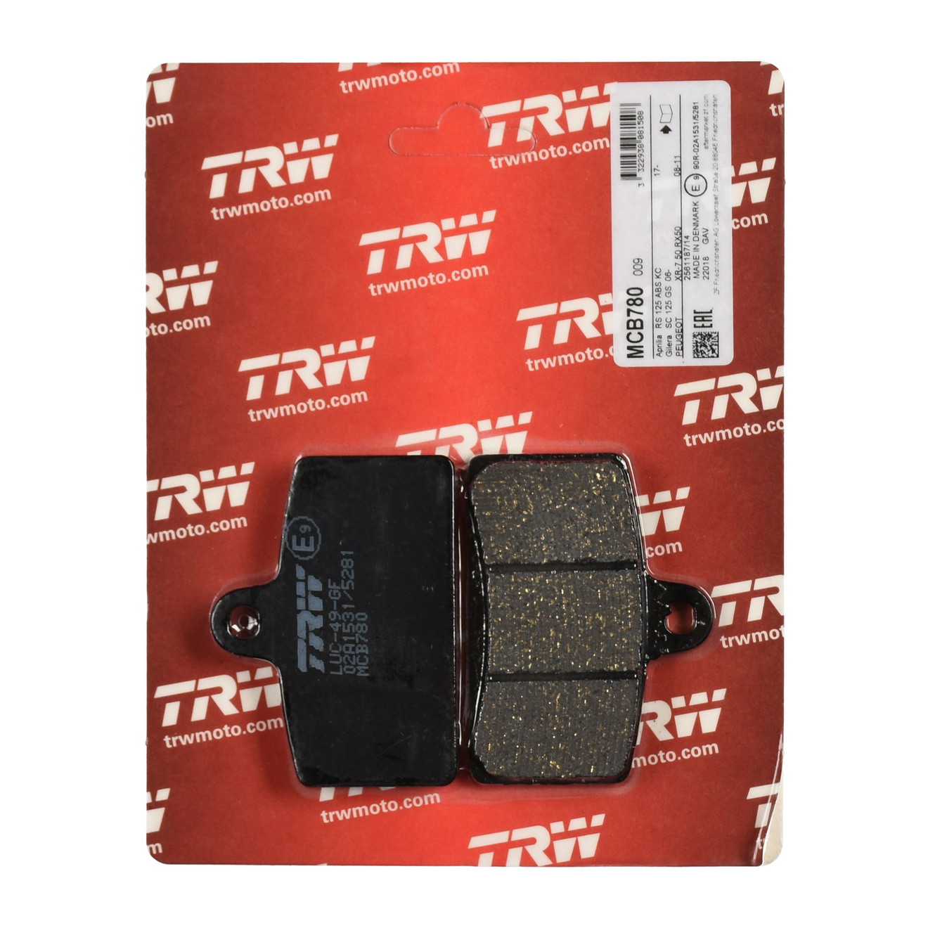 TRW Bremsbelag organisch MCB780