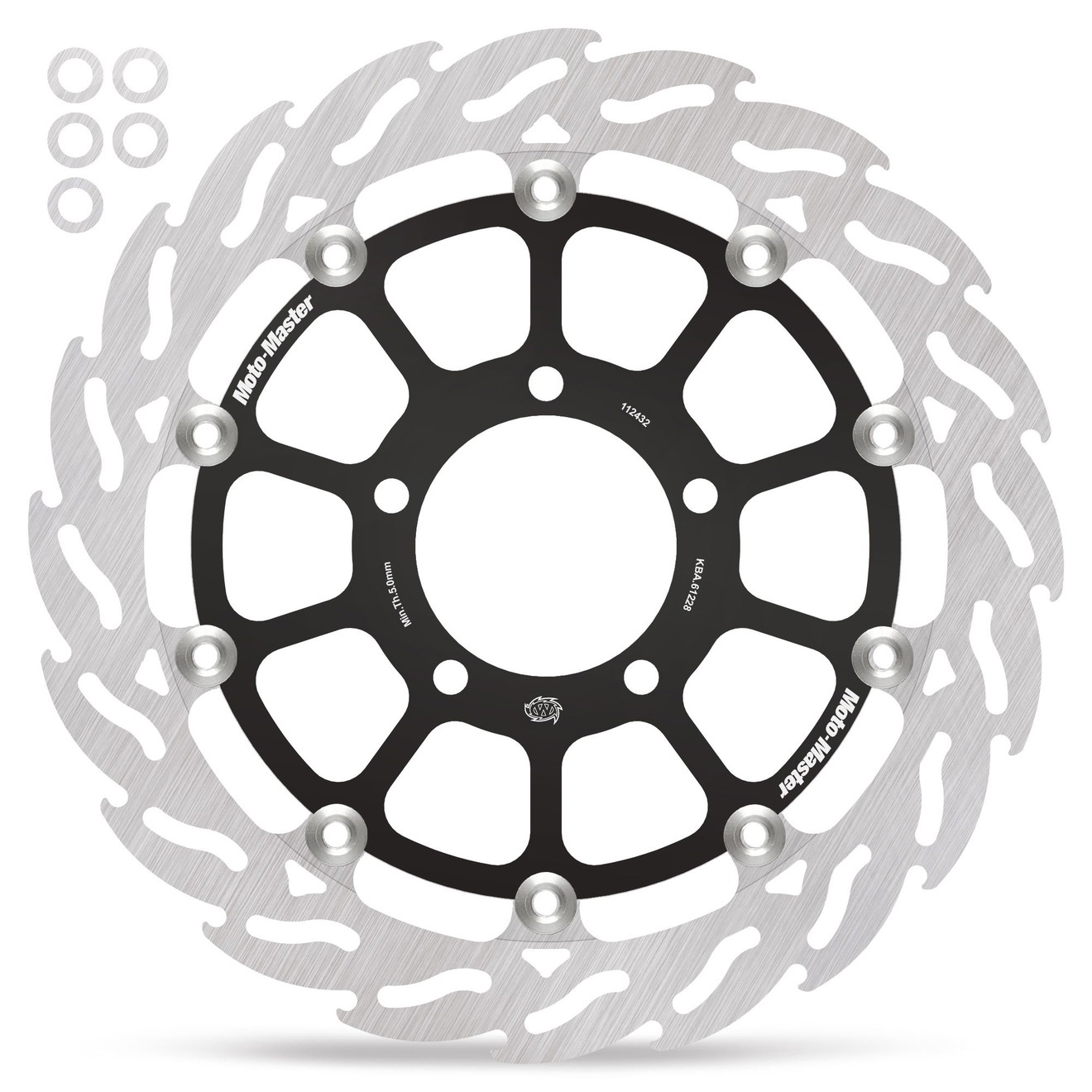 Moto-Master Bremsscheibe Flame vorn links schwim. Racing Flame - 5,5mm