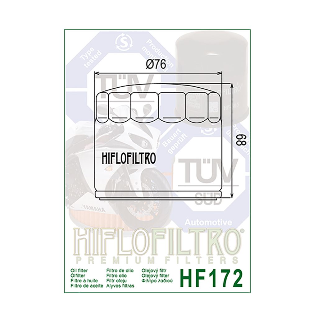 Hiflo Ölfilter Chrom
