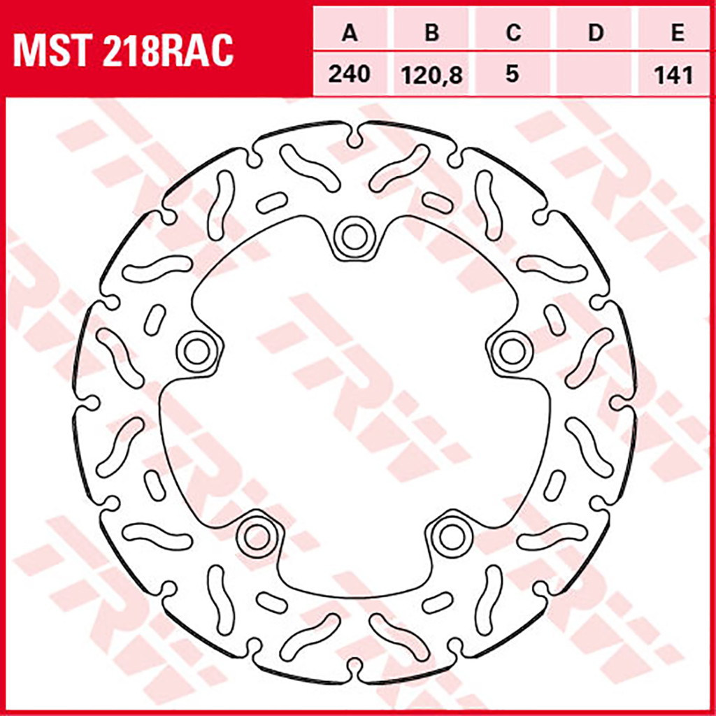 TRW Bremsscheibe MST218RAC