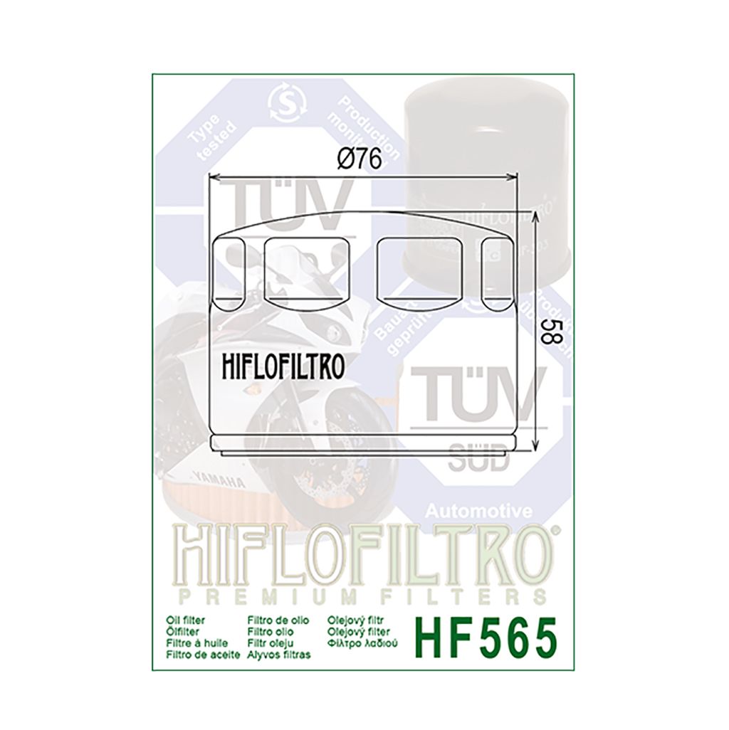 Hiflo Ölfilter Schwarz