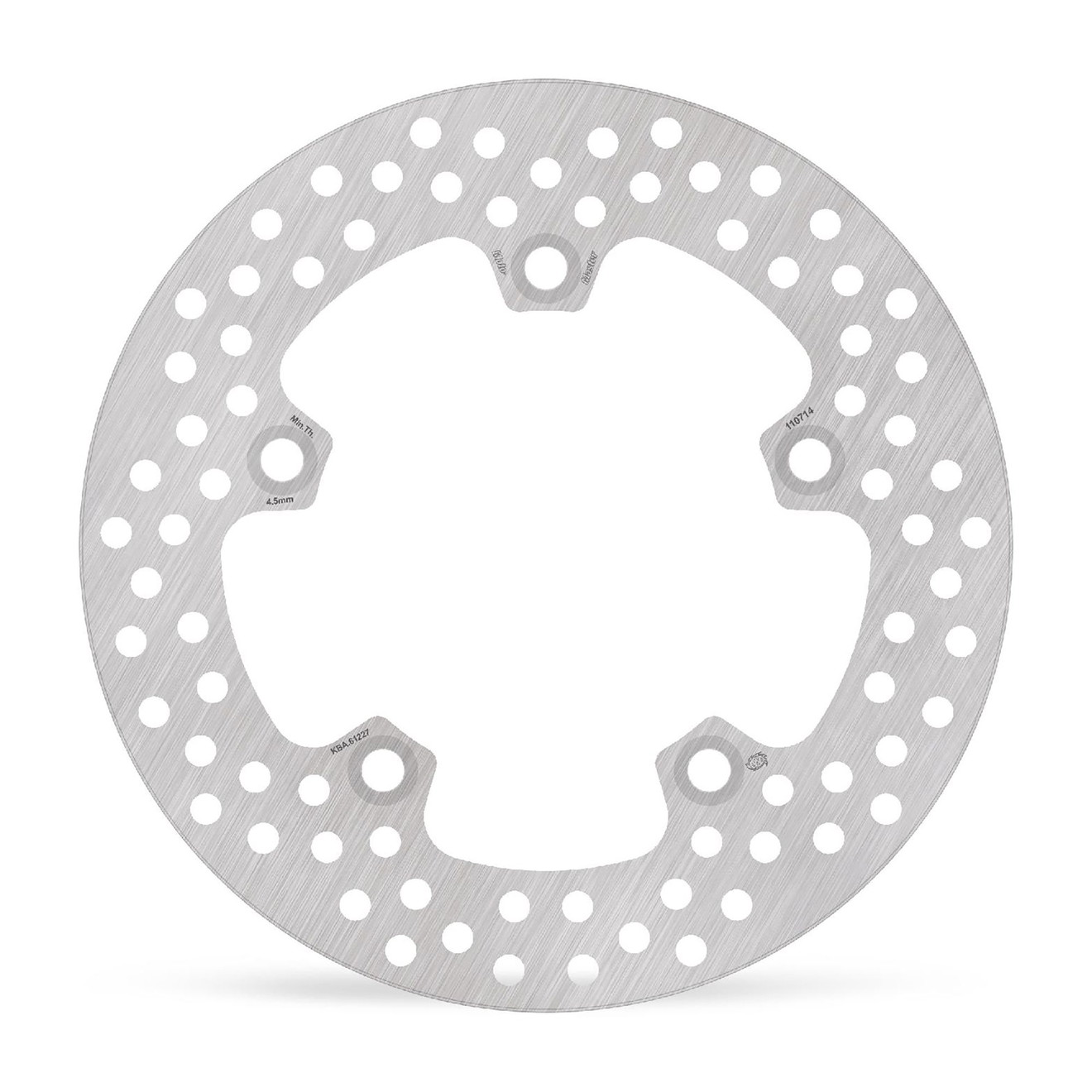 Moto-Master Bremsscheibe Halo hinten starr mit ABE