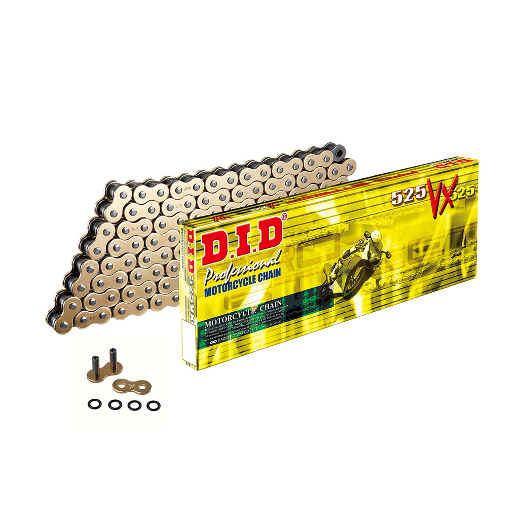 DID Kette 525 VX G&B 92 mit Niet-Schloss