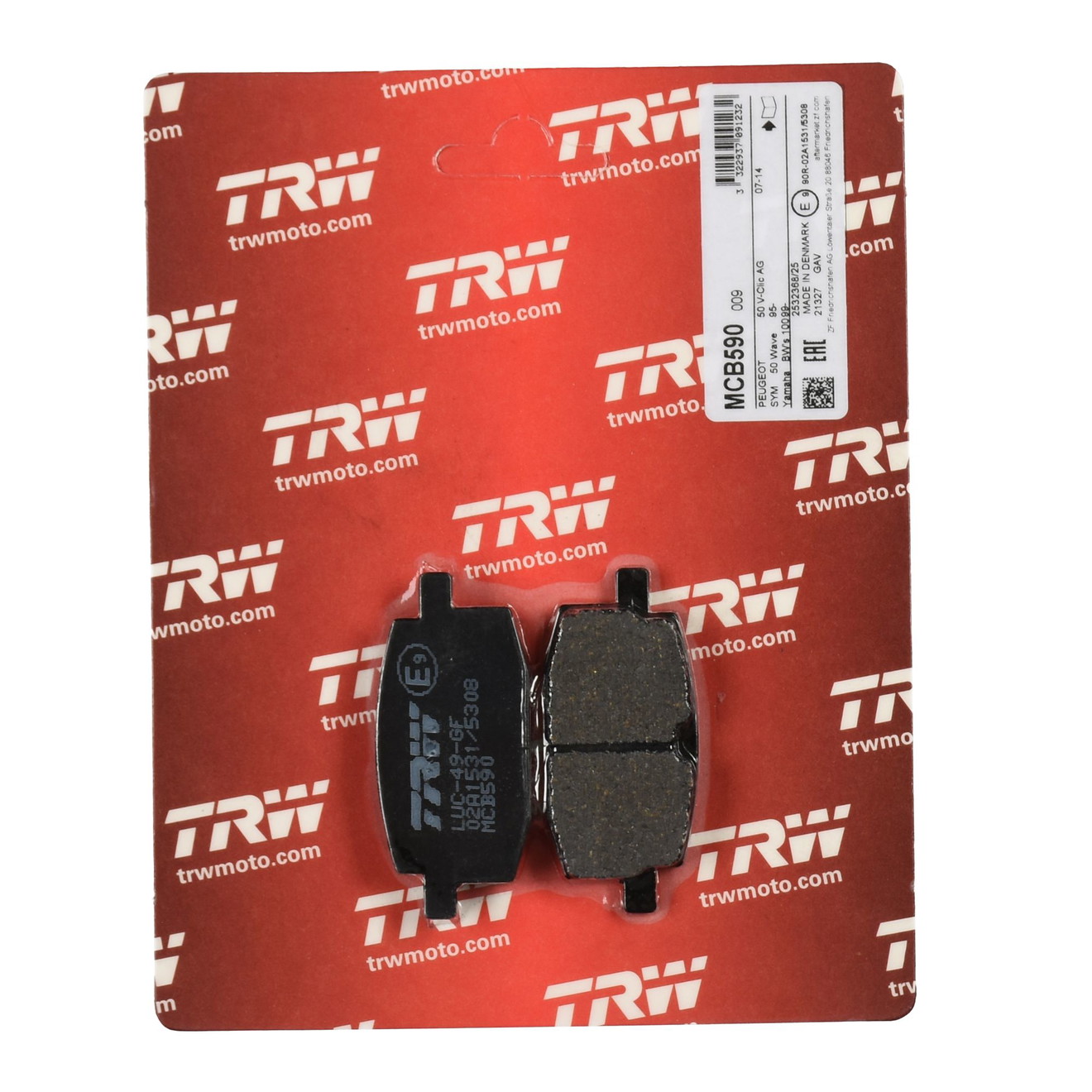 TRW Bremsbelag organisch MCB590