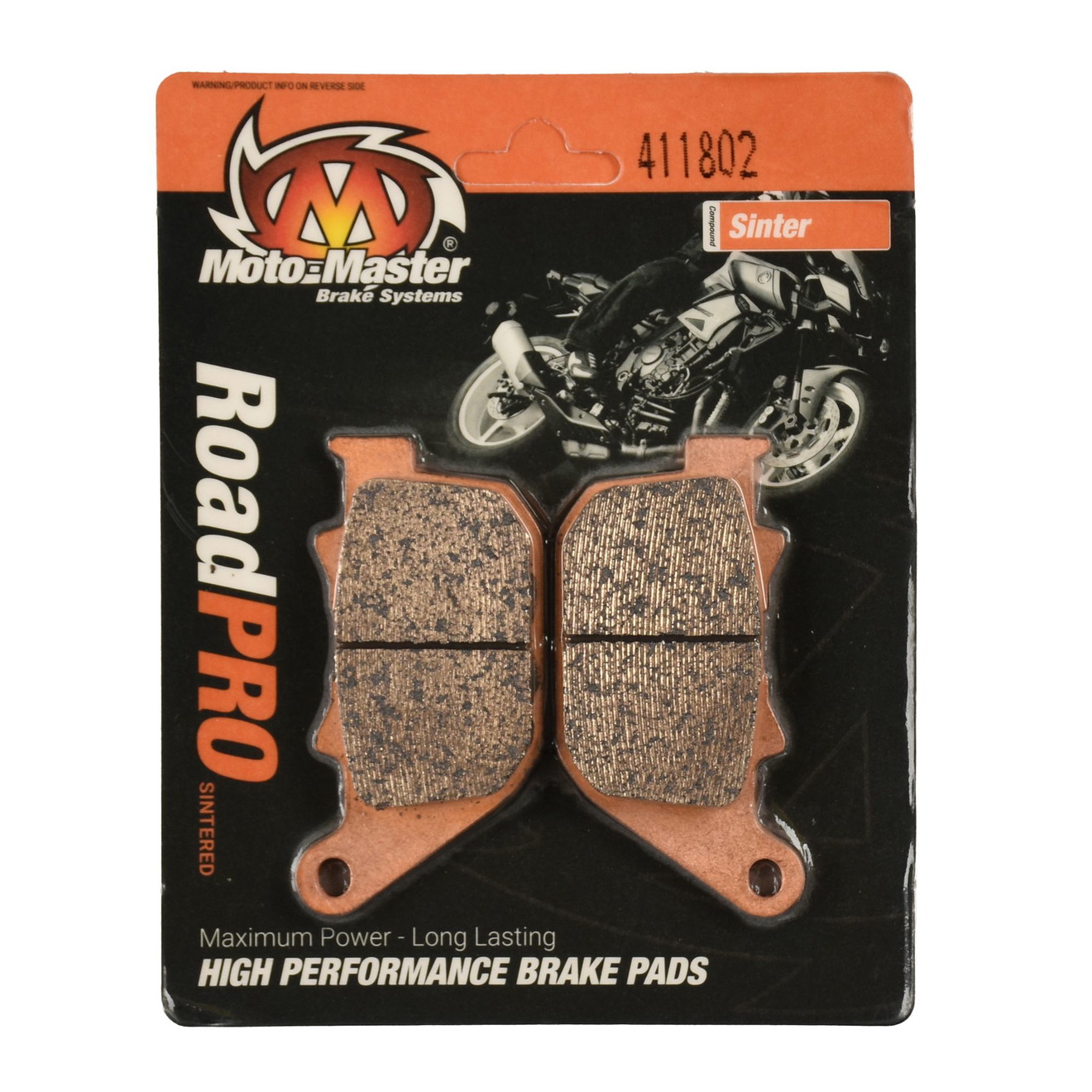Moto-Master Bremsbelag RoadPRO Sinter hinten