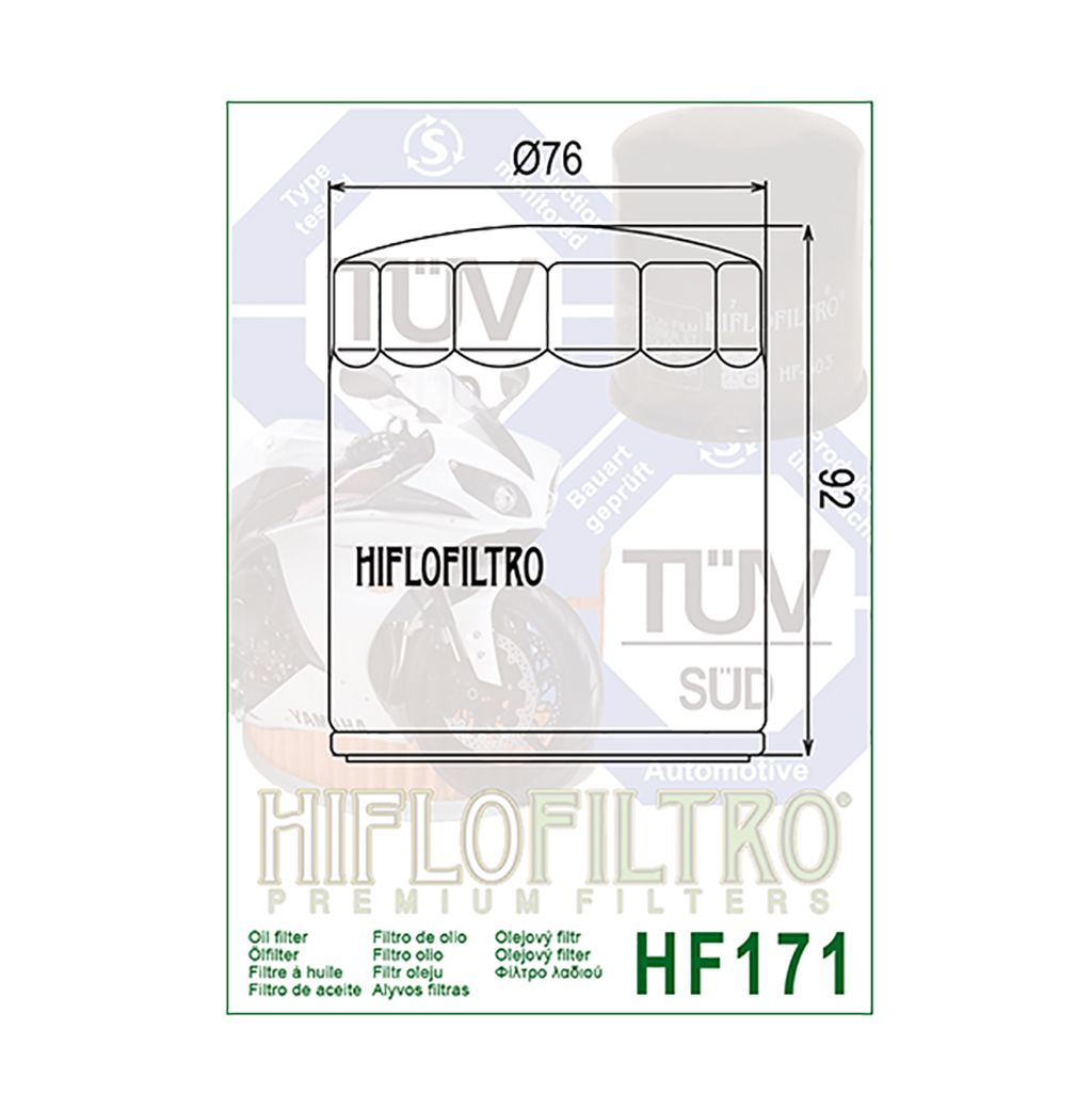Hiflo Ölfilter Chrom