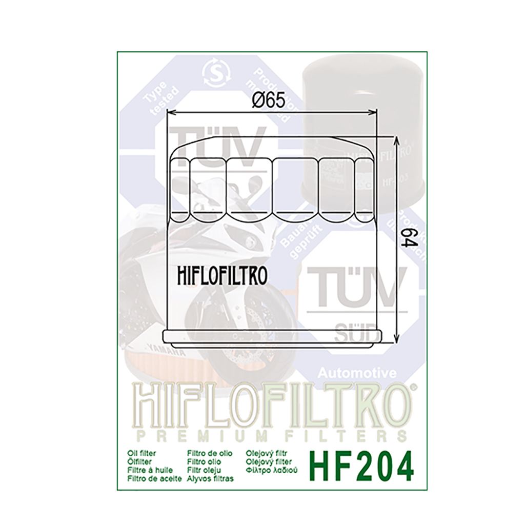 Hiflo Ölfilter Chrom