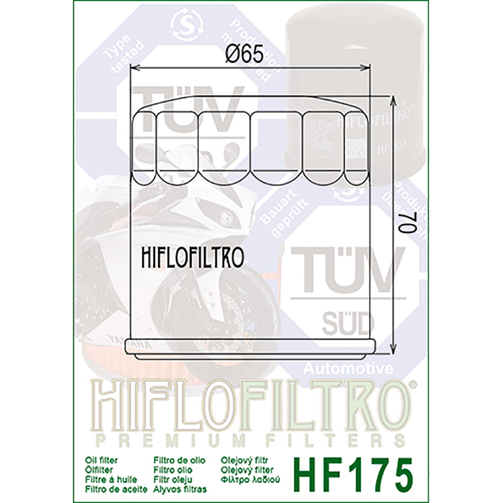 Hiflo Ölfilter Schwarz