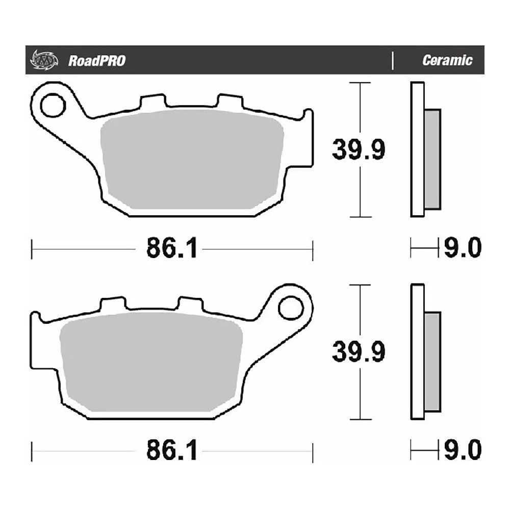 Moto-Master Bremsbelag RoadPRO Ceramic