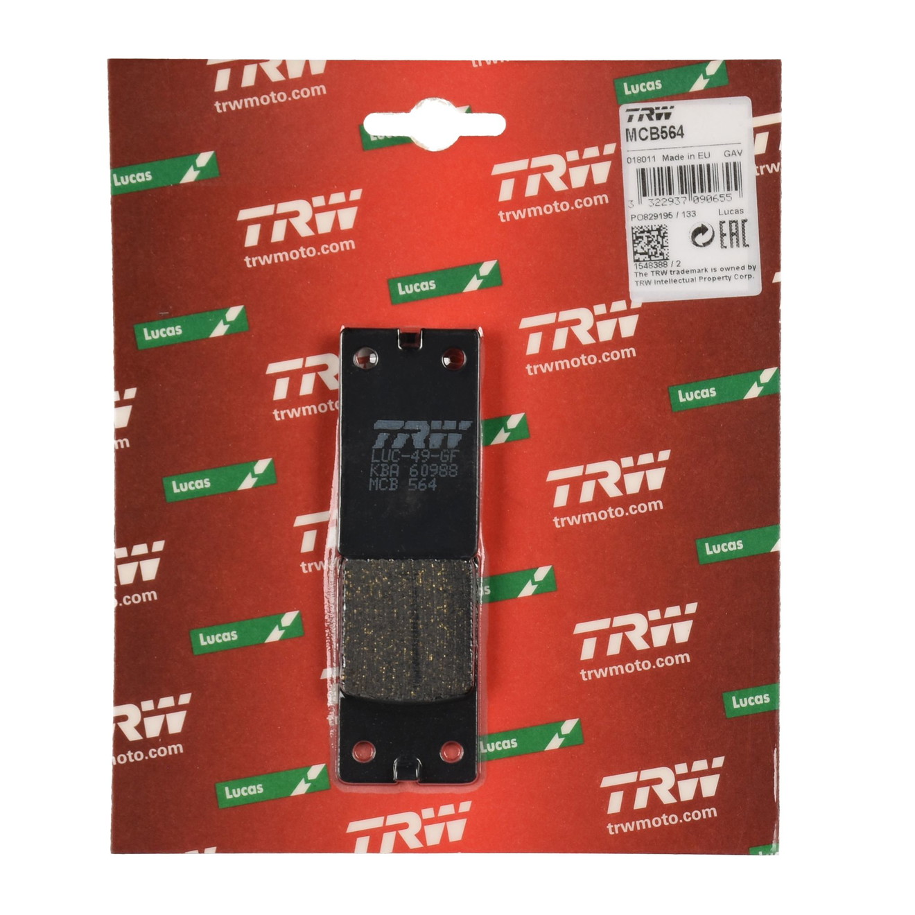 TRW Bremsbelag organisch