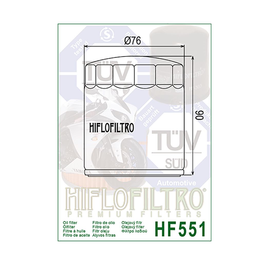 Hiflo Ölfilter Schwarz