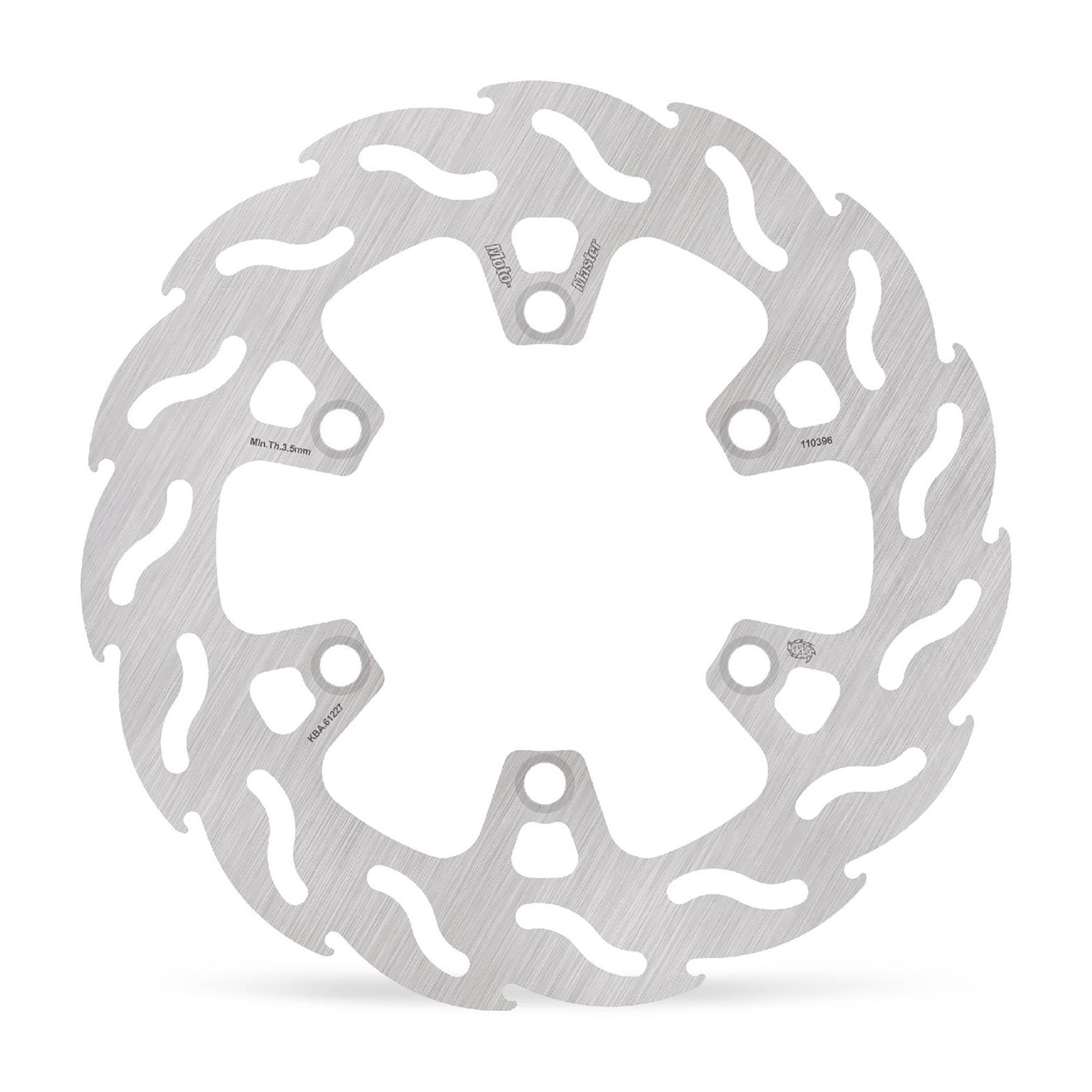 Moto-Master Bremsscheibe Flame hinten starr mit ABE
