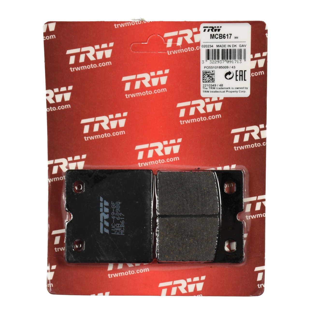 TRW Bremsbelag organisch MCB617