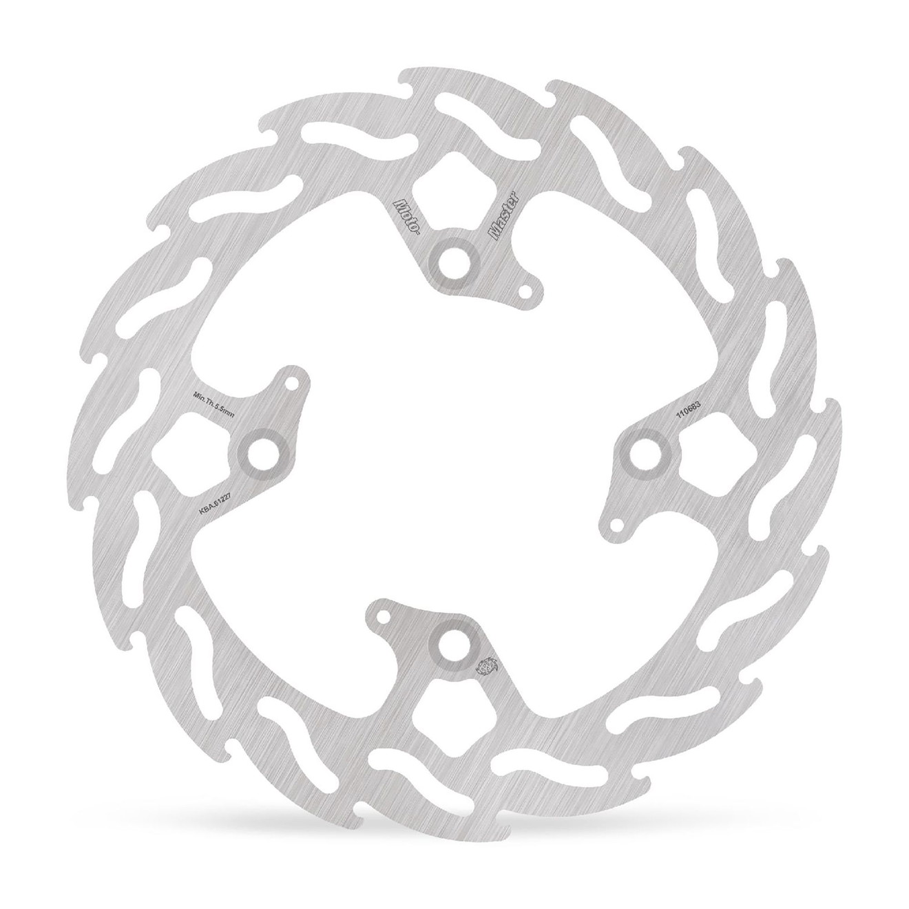 Moto-Master Bremsscheibe Flame hinten starr mit ABE