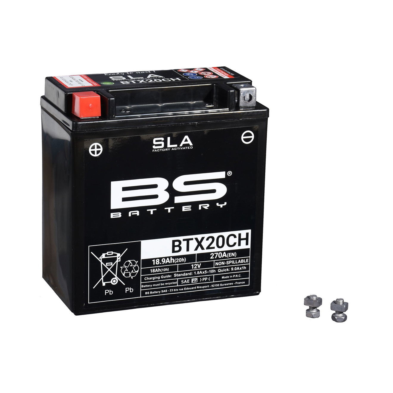 BS Batterie 12V 18AH YTX20CH GEL